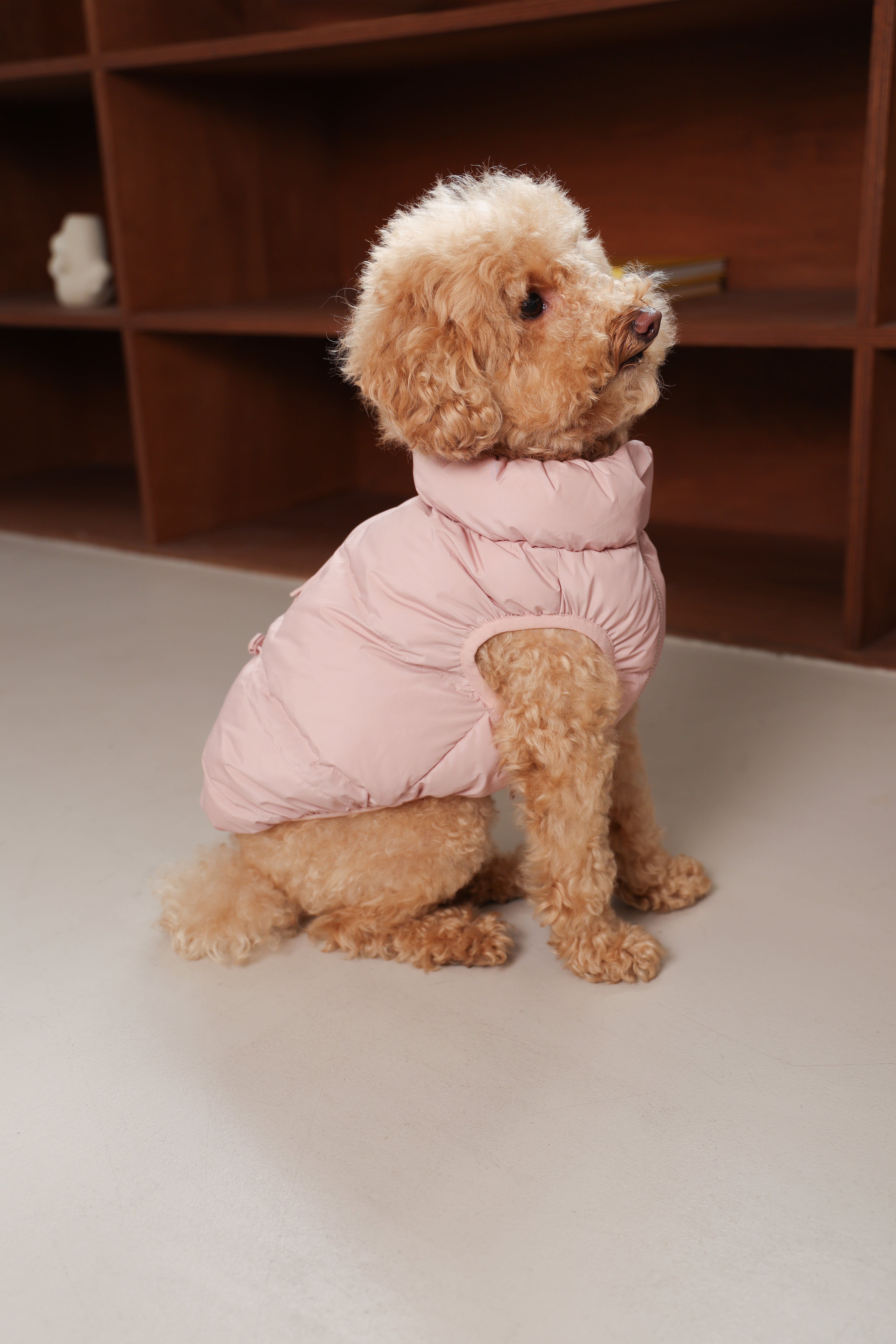 Cushy Puffer Vest - Cherry Blossom