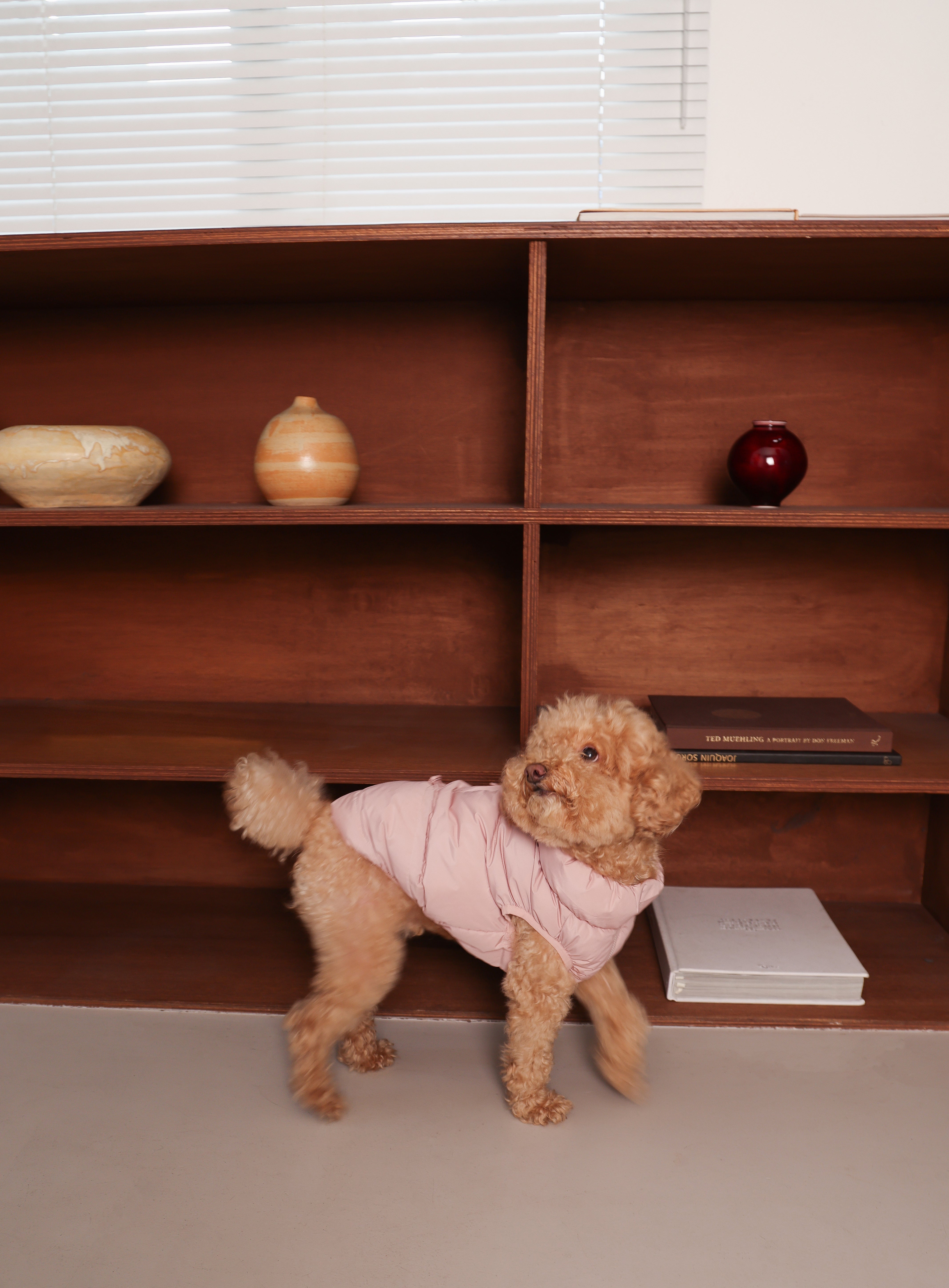 Cushy Puffer Vest - Cherry Blossom